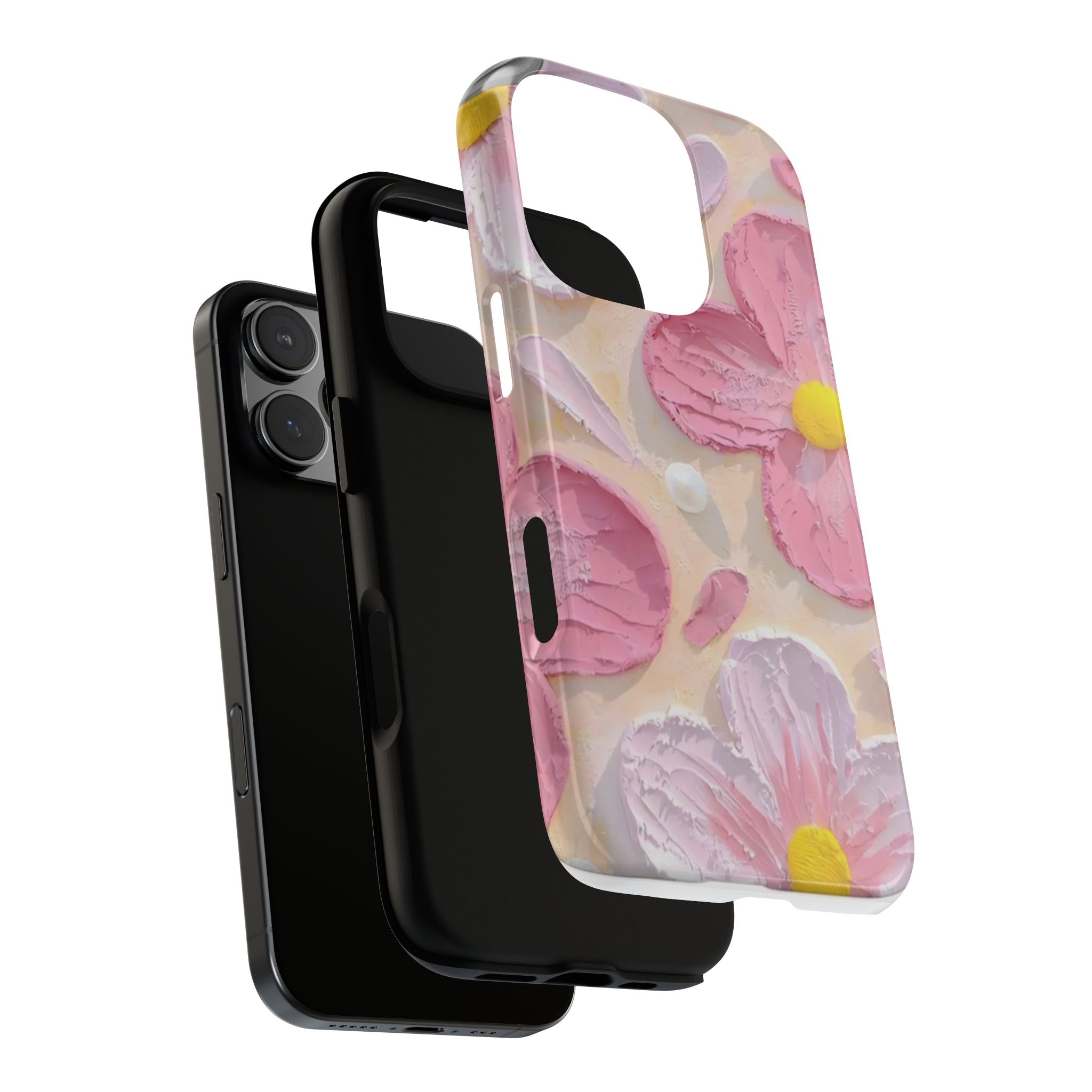 Floral Pink Buttercream Phone Case