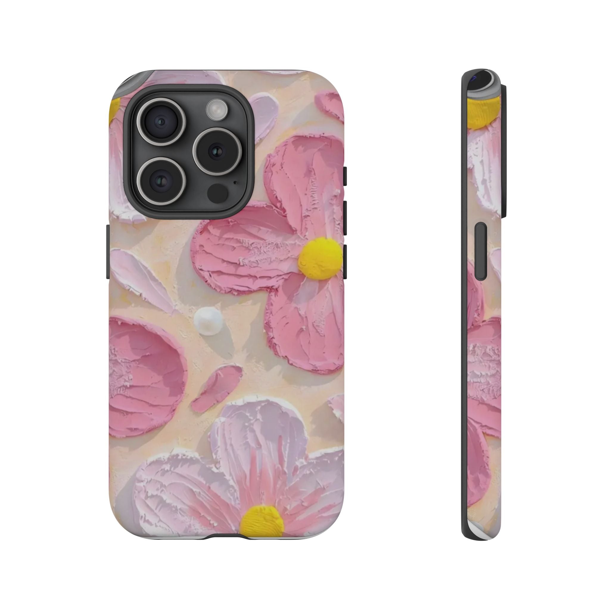 Floral Pink Buttercream Phone Case