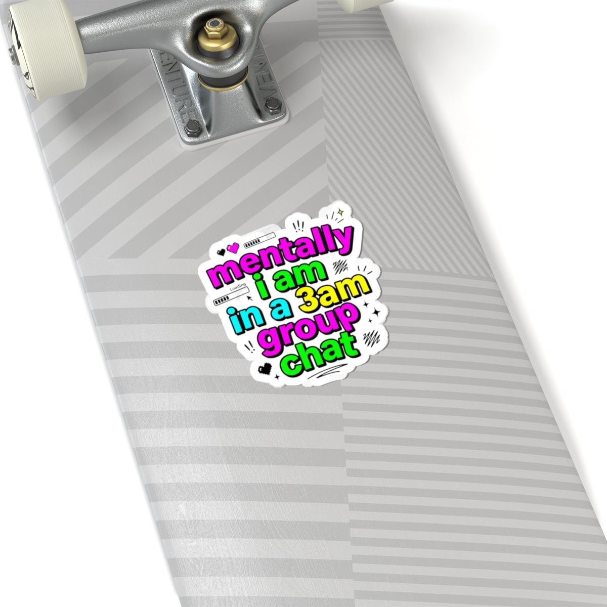 mentally i am in a 3am group chat Sticker | meme-core, cringe-core, brainrot humor