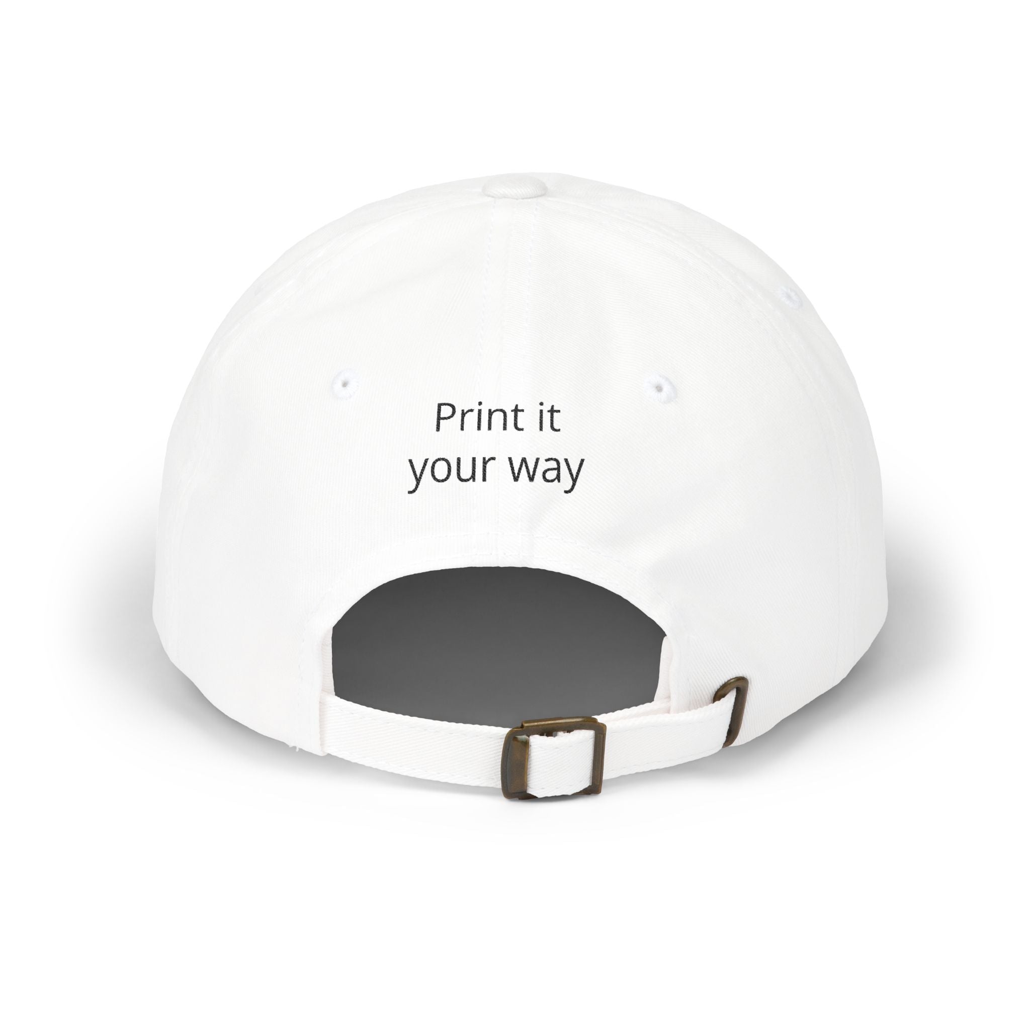 Classic Dad Cap — Custom "Print It Your Way" Embroidered Baseball Hat