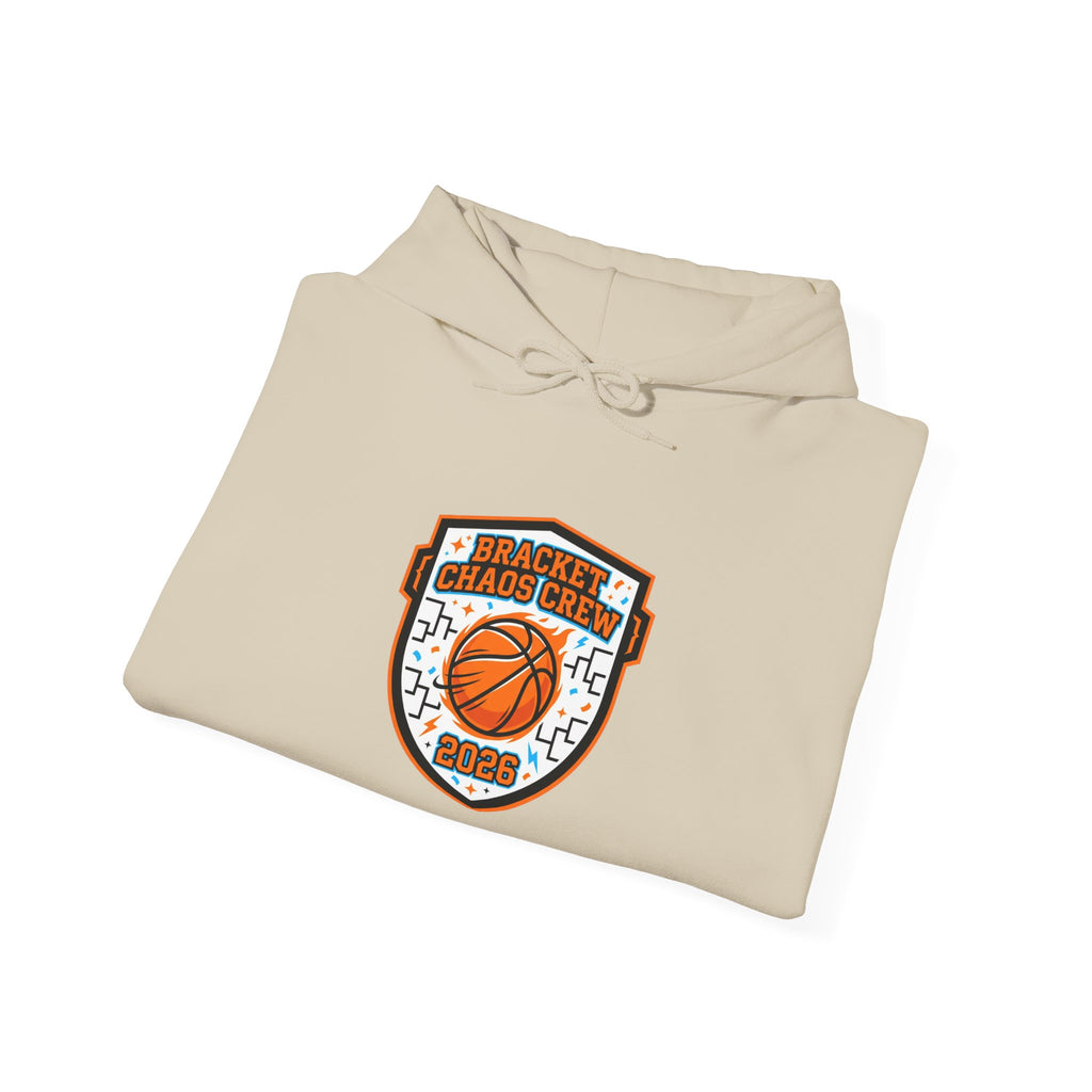 Bracket Buzzer Beater Shield Hoodie | college tournament, hoops gameday
