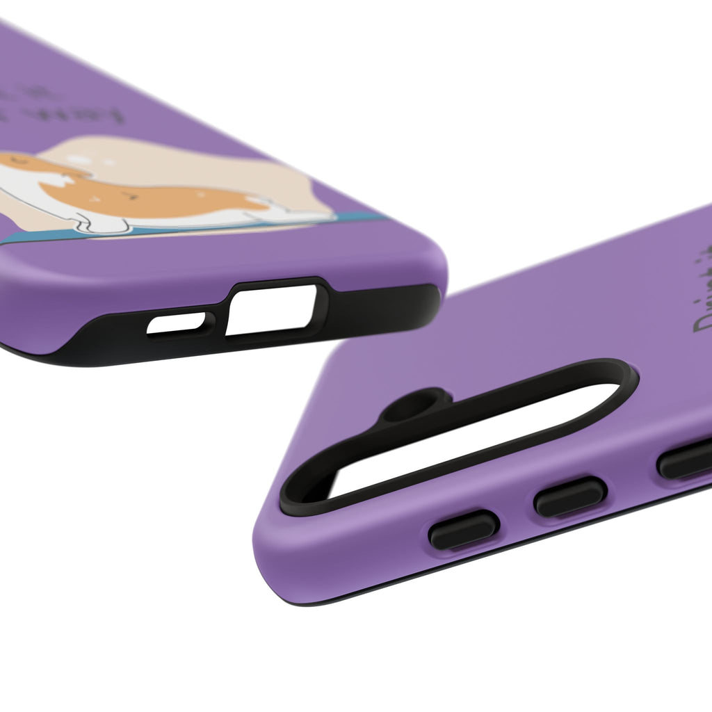 Corgi Stretch Phone Case – "Print it your way" Purple Protective Case