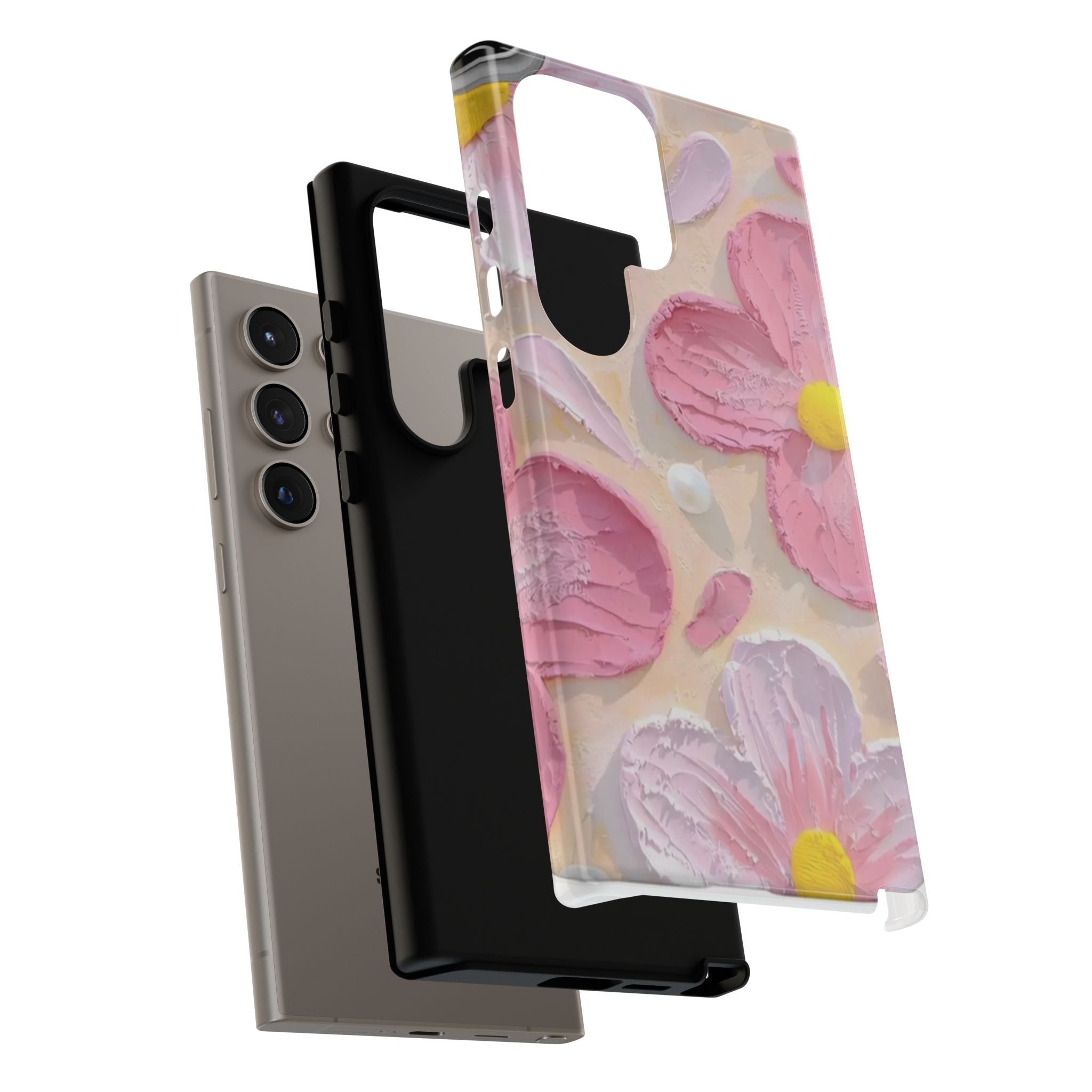 Floral Pink Buttercream Phone Case