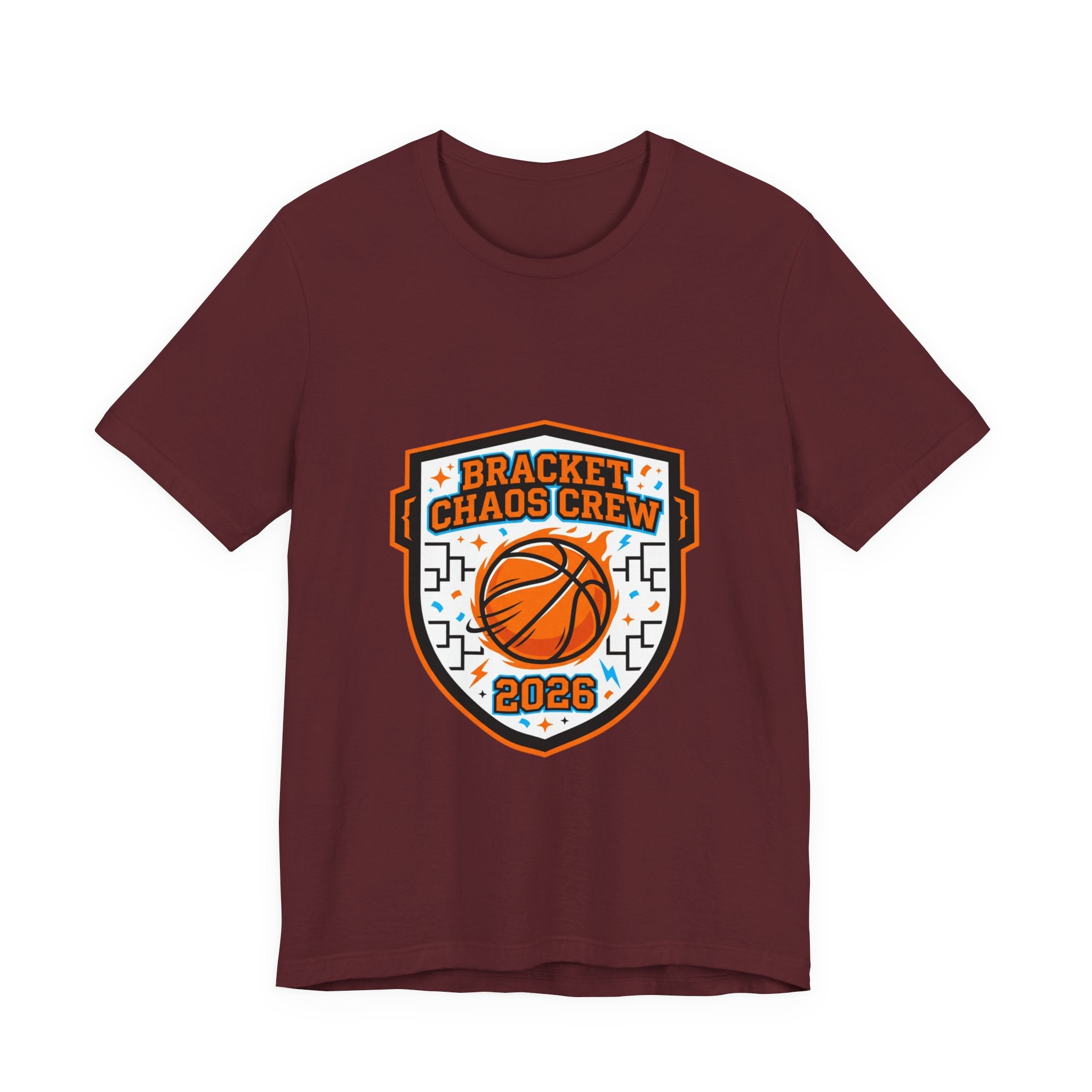 Bracket Chaos Crew Tee | college tournament, bracket, gameday hoops