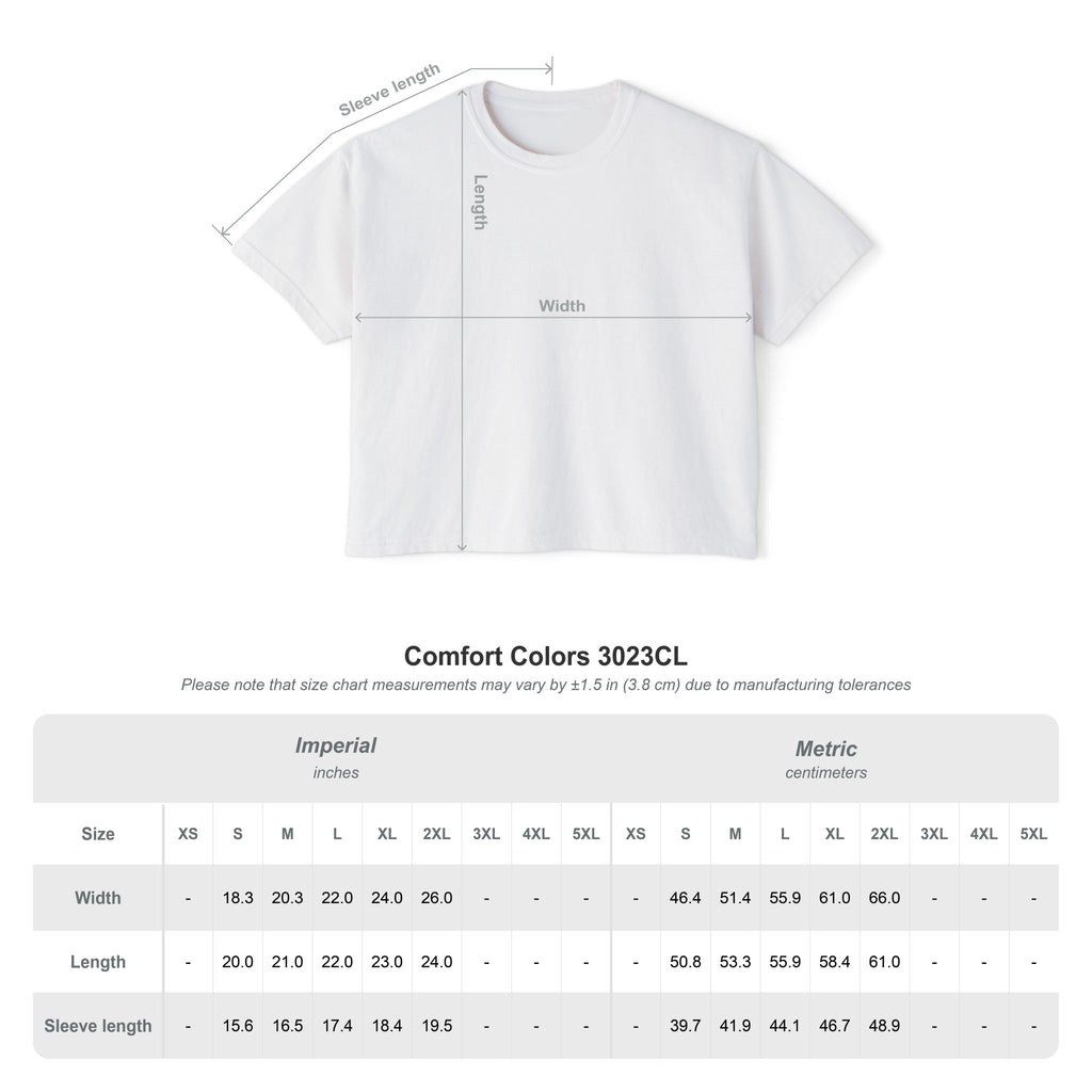 Bee Yourself Boxy Tee — Bee Cool Graphic Women’s Shirt