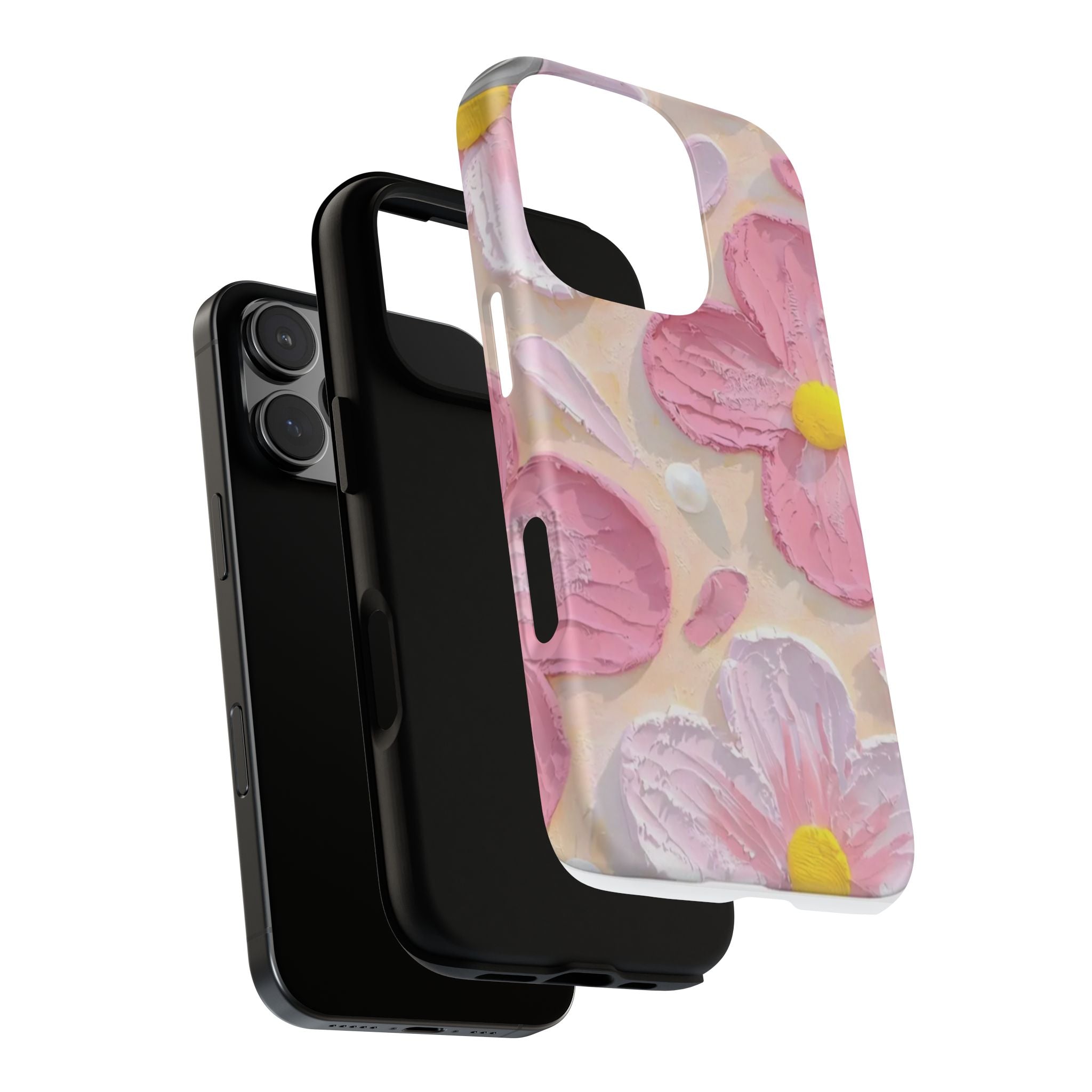 Floral Pink Buttercream Phone Case