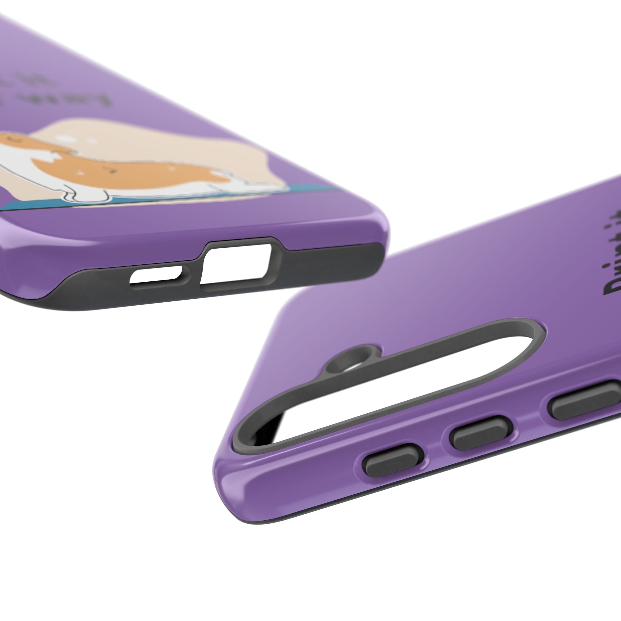 Corgi Stretch Phone Case – "Print it your way" Purple Protective Case