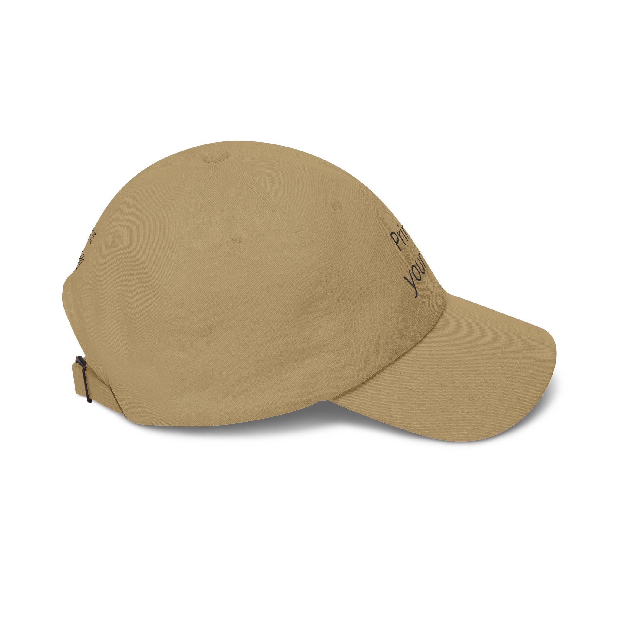 Classic Dad Cap — Custom "Print It Your Way" Embroidered Baseball Hat