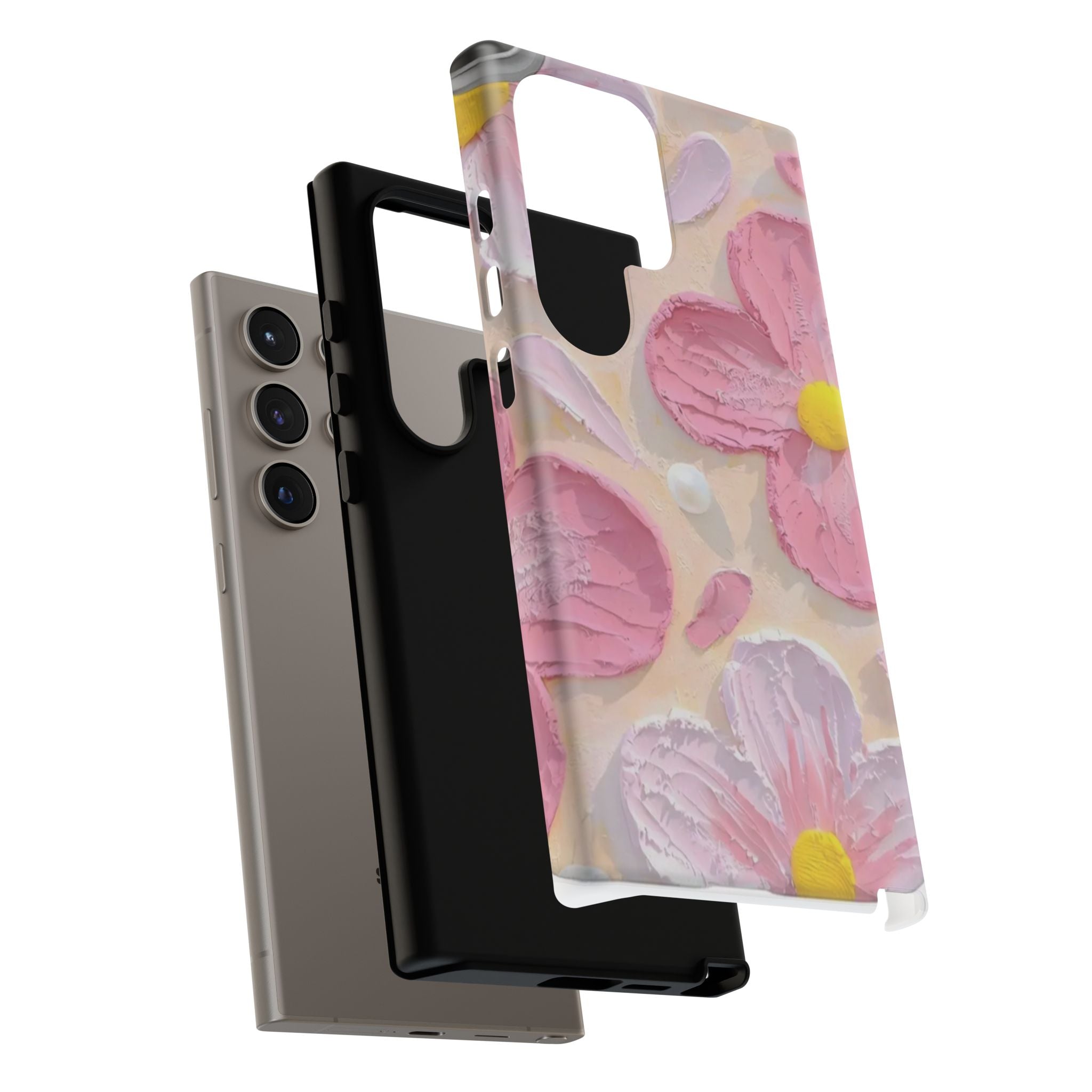Floral Pink Buttercream Phone Case