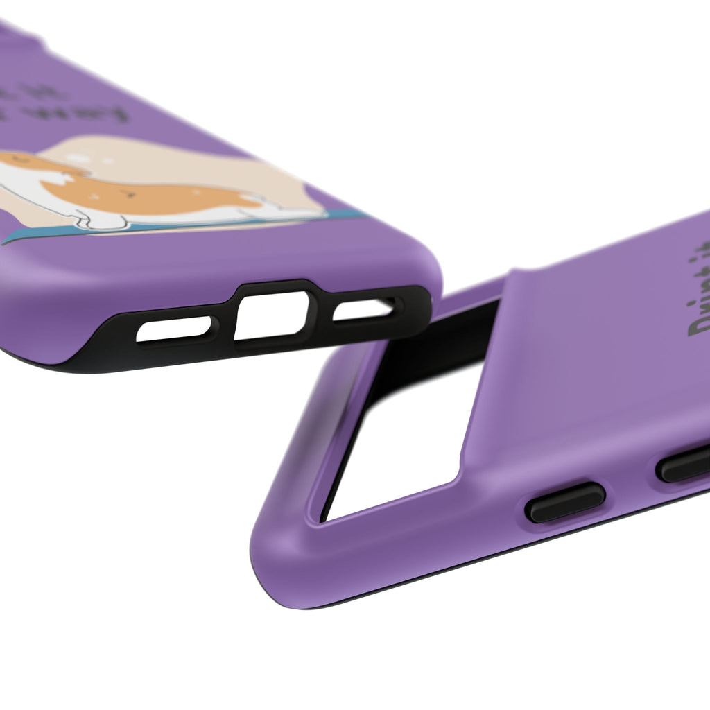 Corgi Stretch Phone Case – "Print it your way" Purple Protective Case
