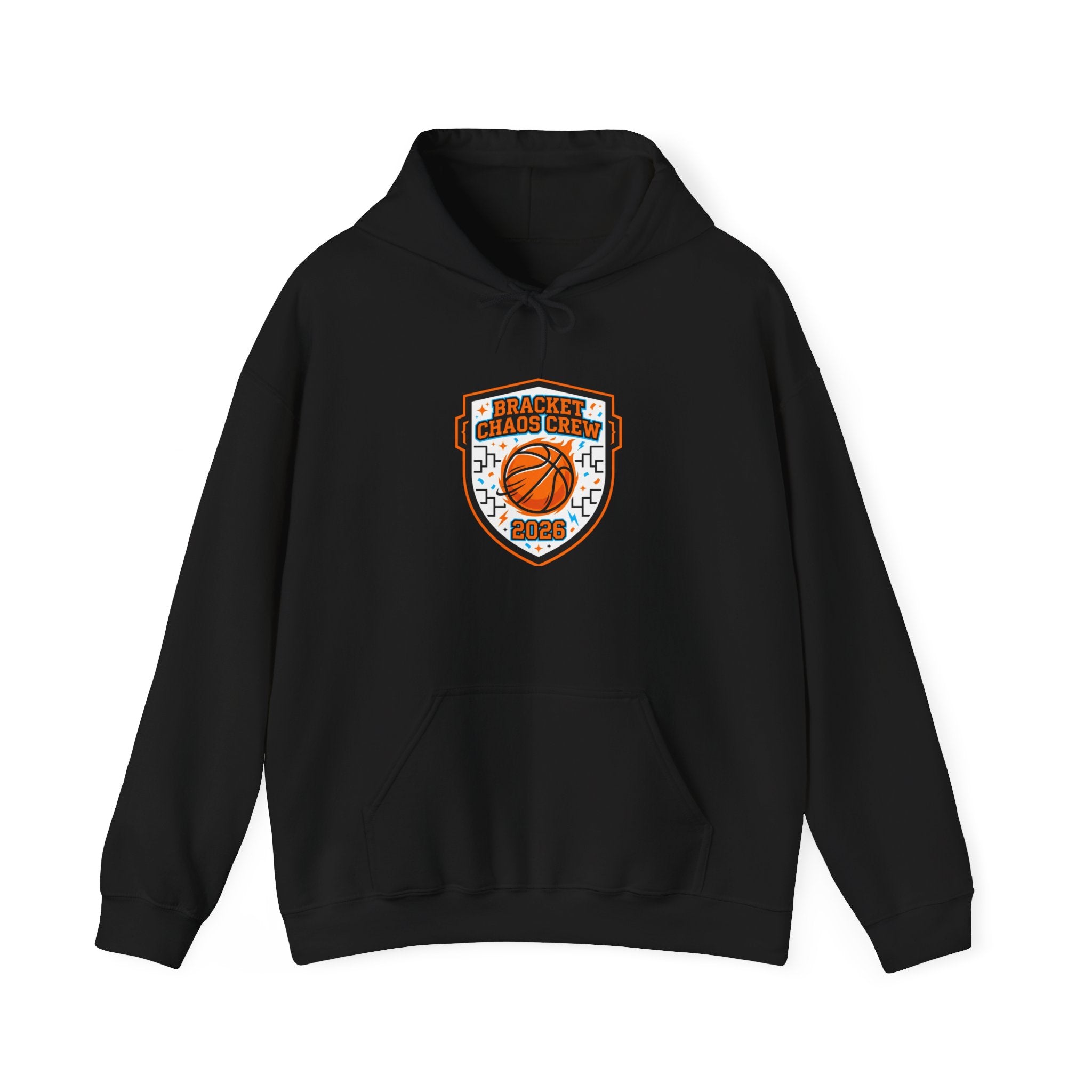 Bracket Buzzer Beater Shield Hoodie | college tournament, hoops gameday
